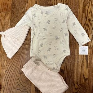 Brand New Pehr 3-Piece Set, Sz 6-12 mo